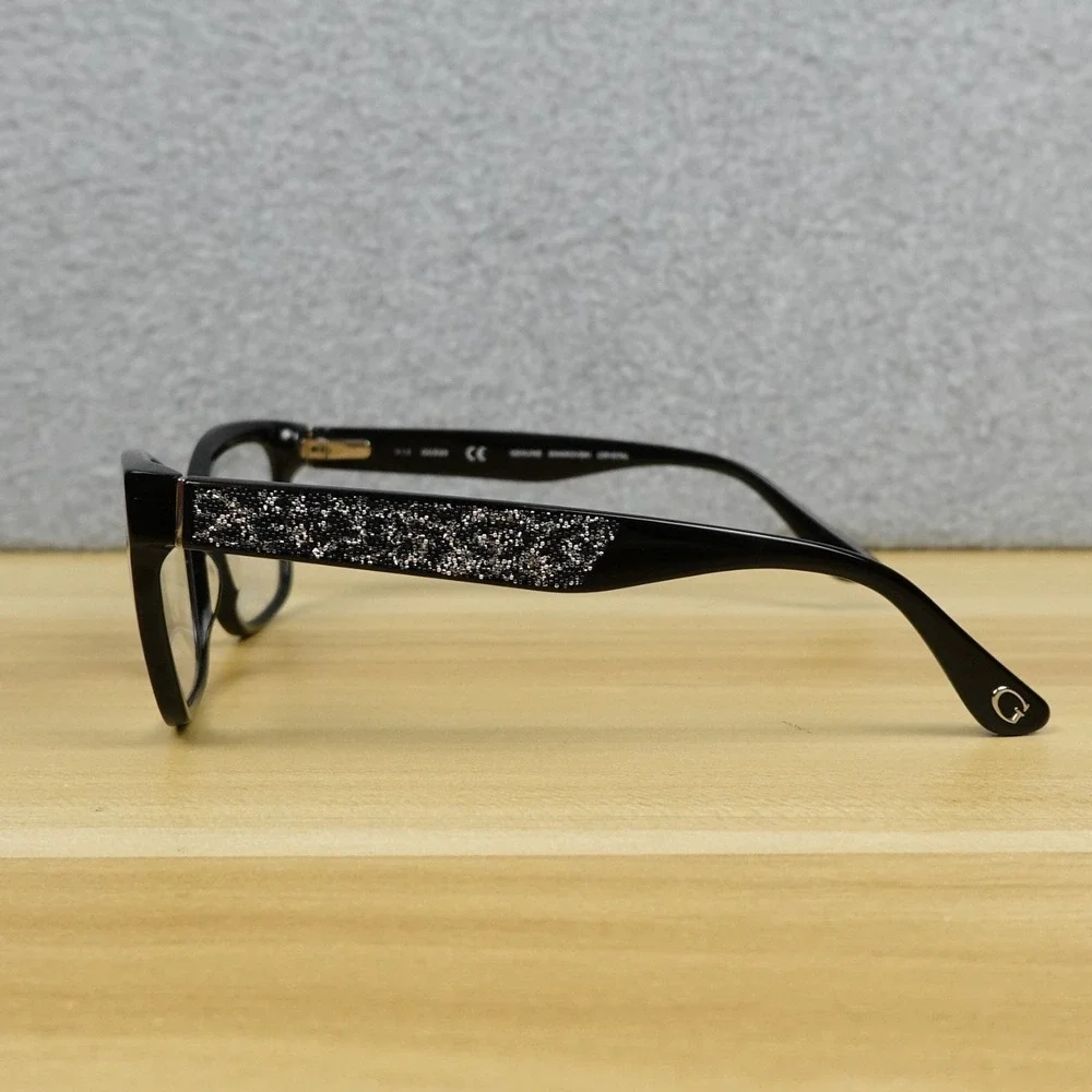 Guess GU2622 Eyeglasses Frame Black Swarovski Crystals 54-16-140